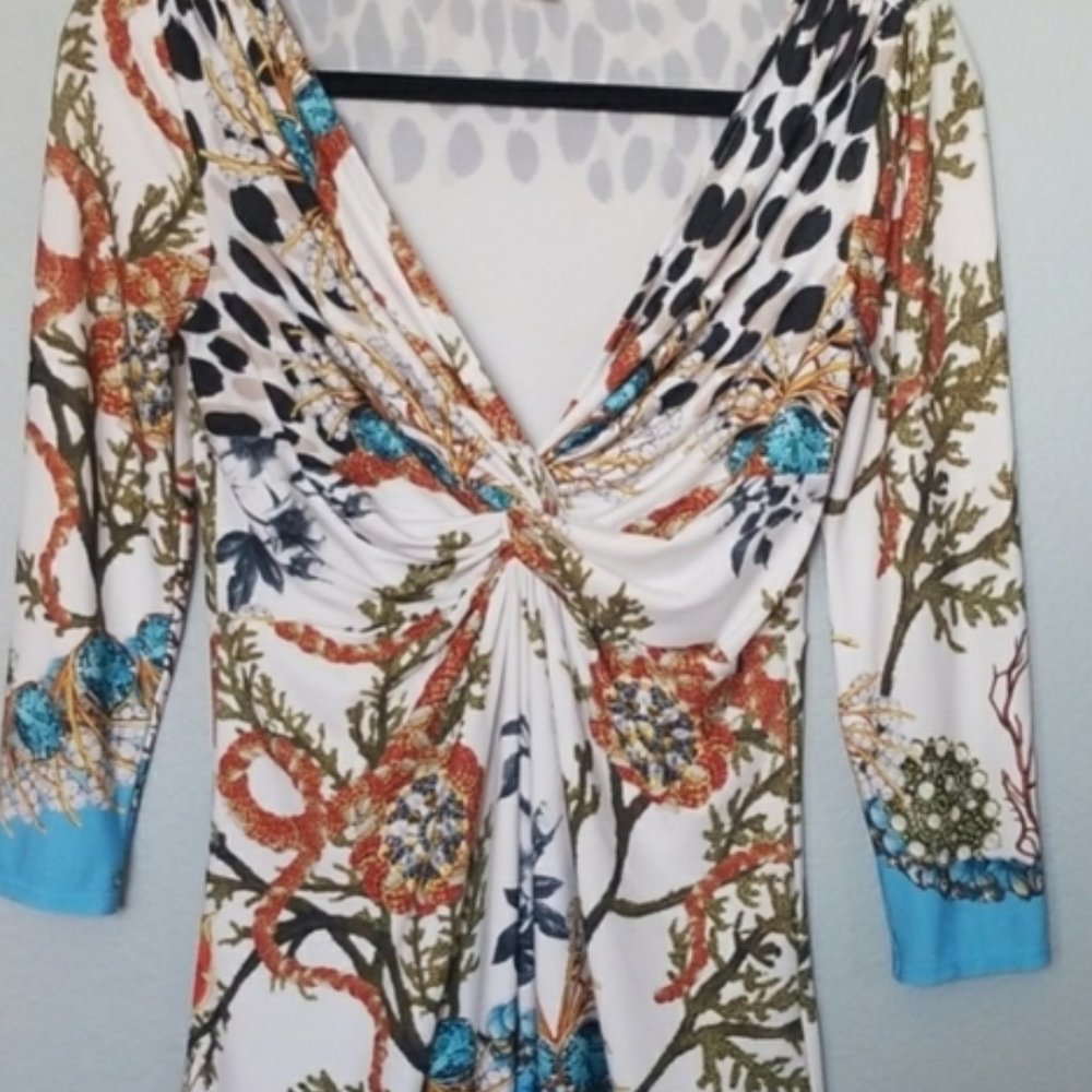 Boston Proper Twist Front Top Size: XS